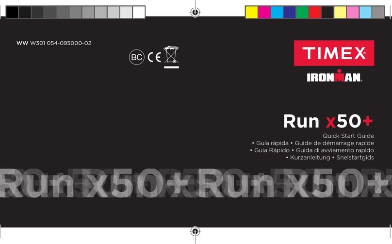 Timex IronMan Run x50+ User manual