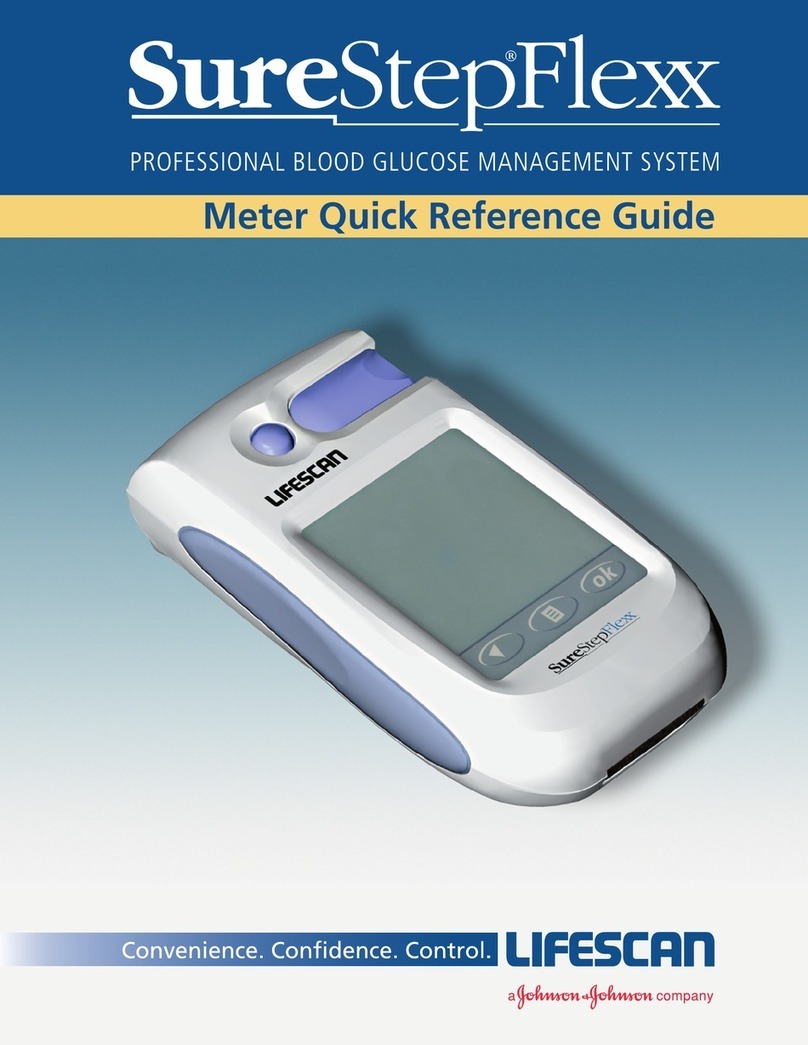 Lifescan Sure Step Flexx Operator's manual