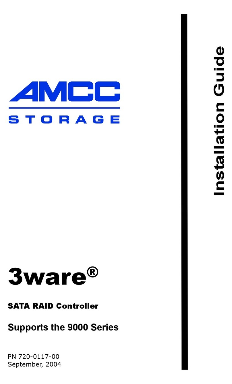 AMCC 3WARE 720-0138-00 User manual