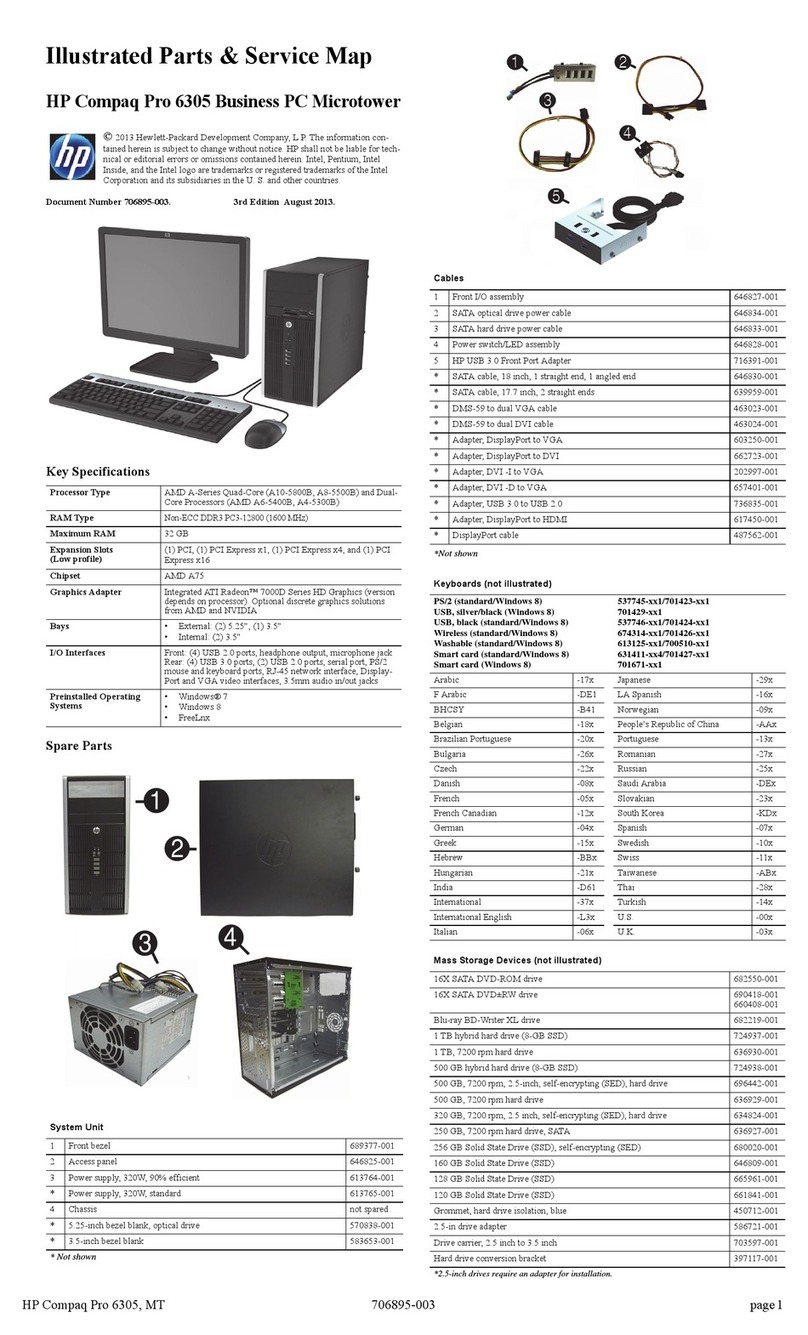 HP Compaq Pro 6305 Setup guide
