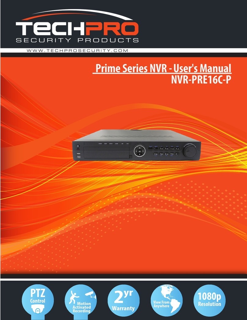 Techpro NVR-PRE16C-P User manual