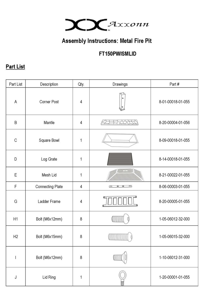 Axxonn FT150PWISMLID Assembly instructions
