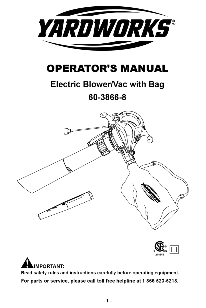 Yard Works 60-3866-8 Operator's manual