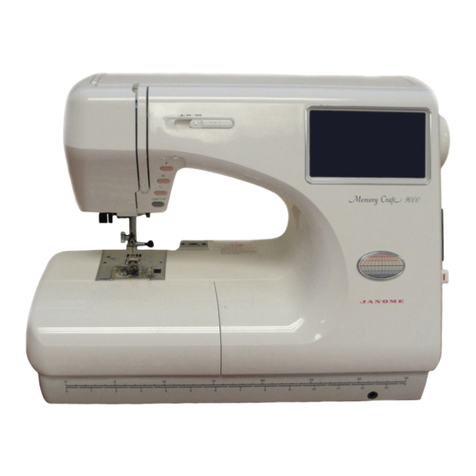 Janome MEMORY CRAFT 9000 User manual