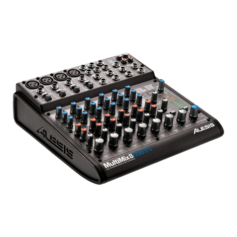 Alesis MultiMix8 USB 2.0 User manual