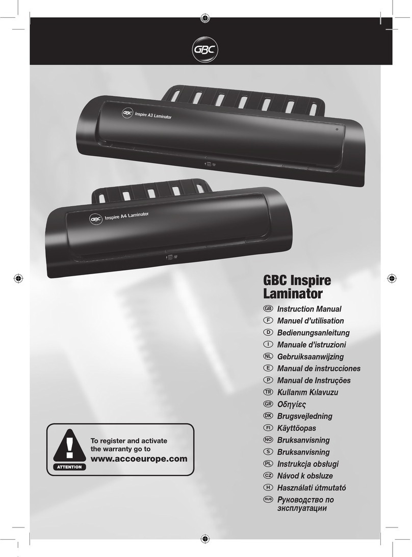 GBC Inspire User manual
