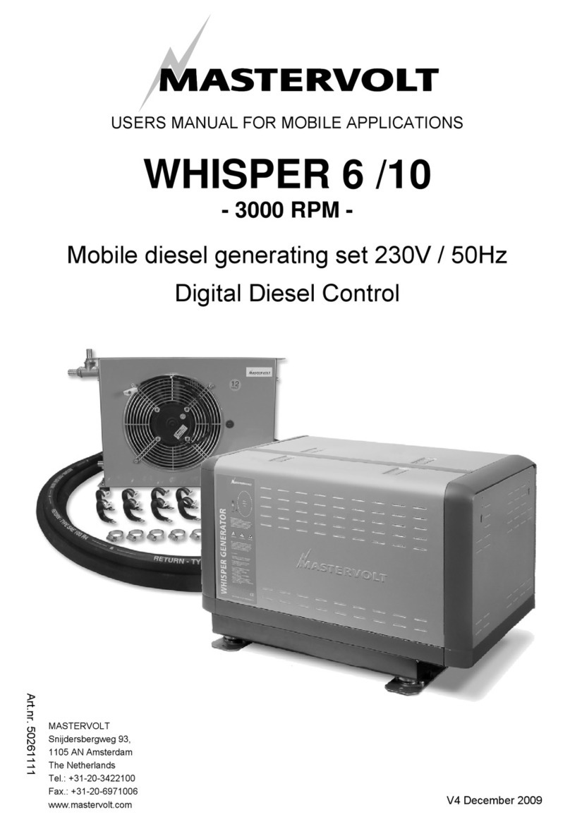 Mastervolt Whisper 6 user manual