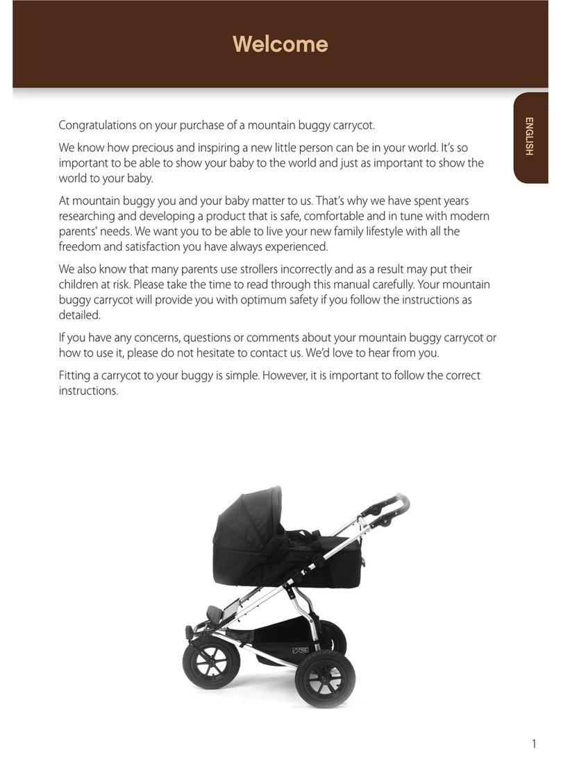Mountain Buggy swift carrycot User manual