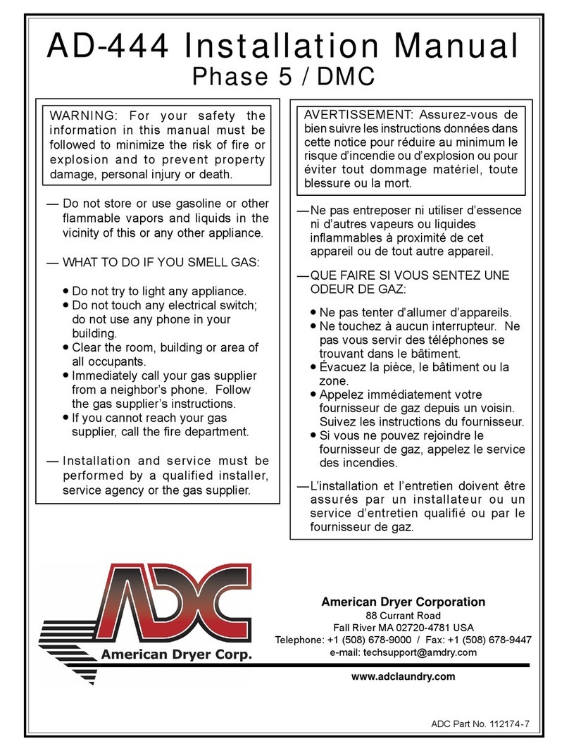 ADC AD-444 User manual