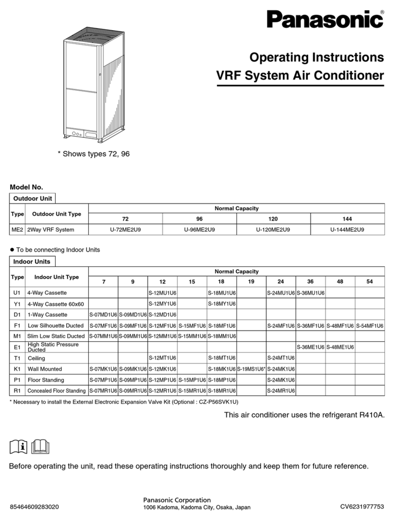 Panasonic U-72ME2U9 User manual