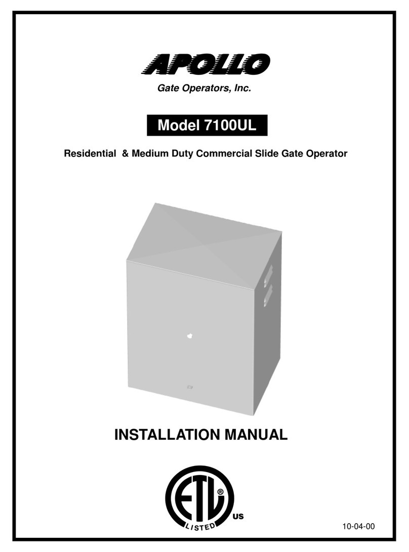 Apollo 7100UL User manual