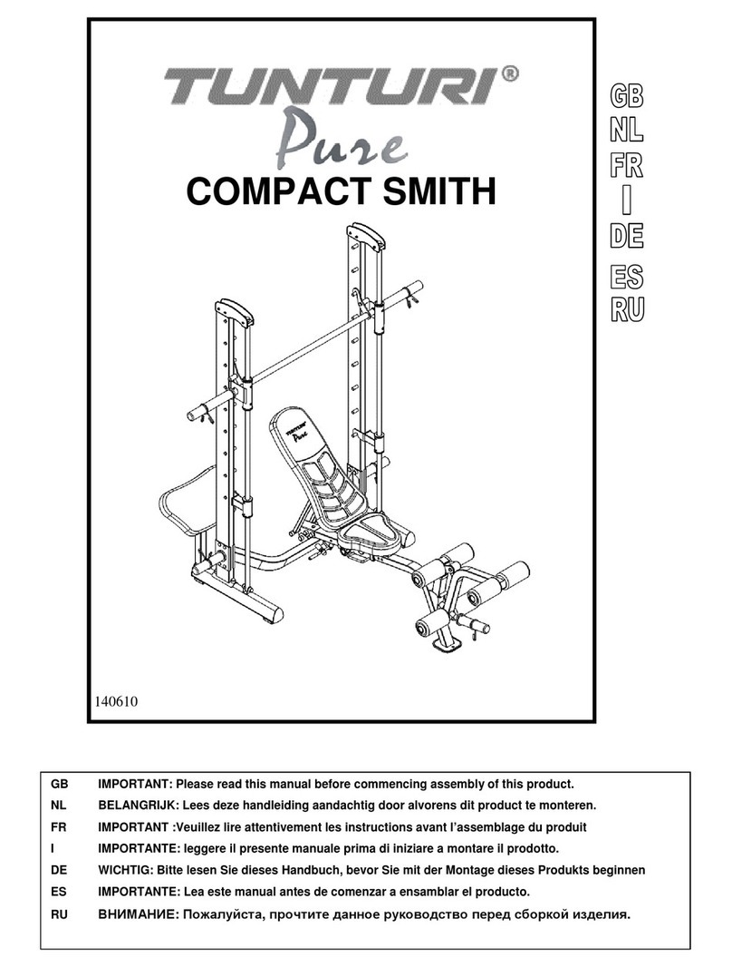 Tunturi Pure Compact Smith User manual
