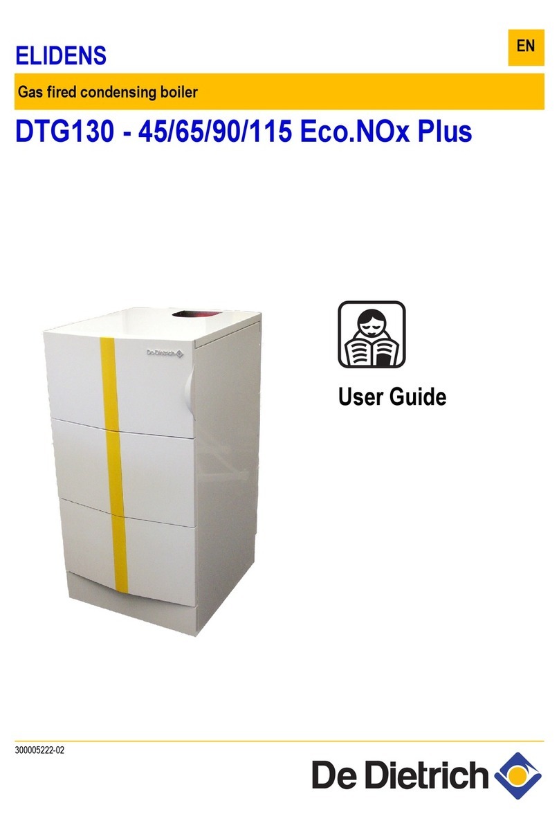 DeDietrich Elidens DTG130-45 user guide