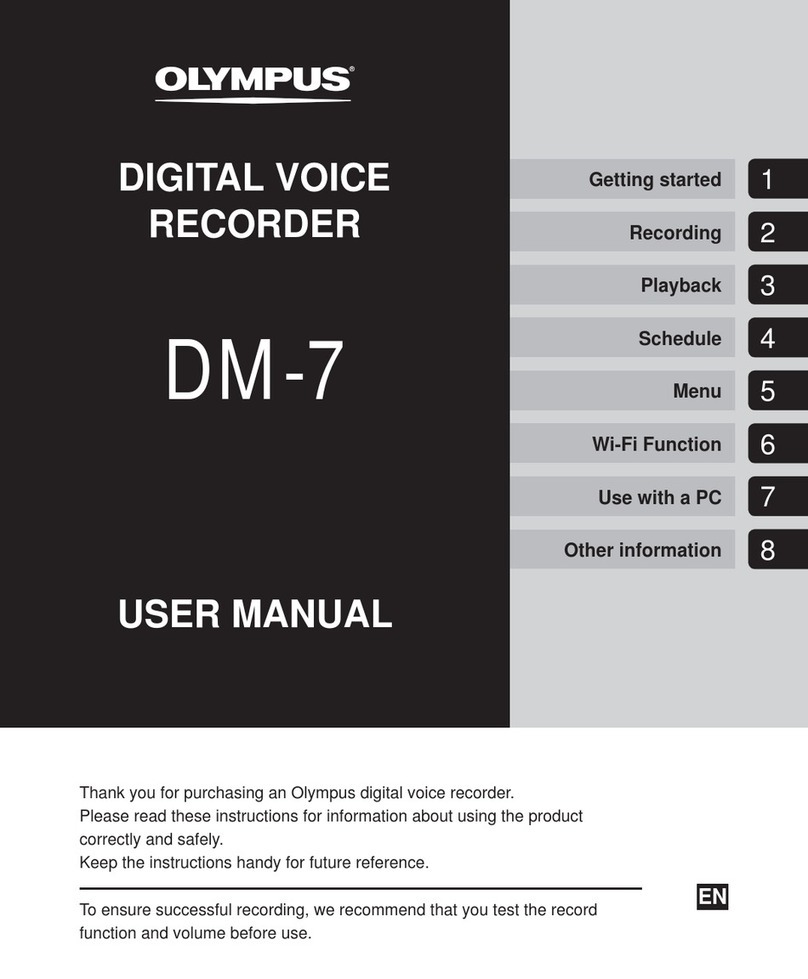 Olympus DM-7 User manual