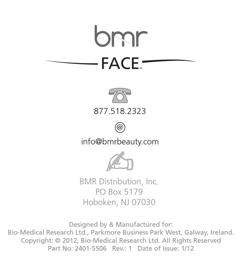 BMR FACE instruction manual