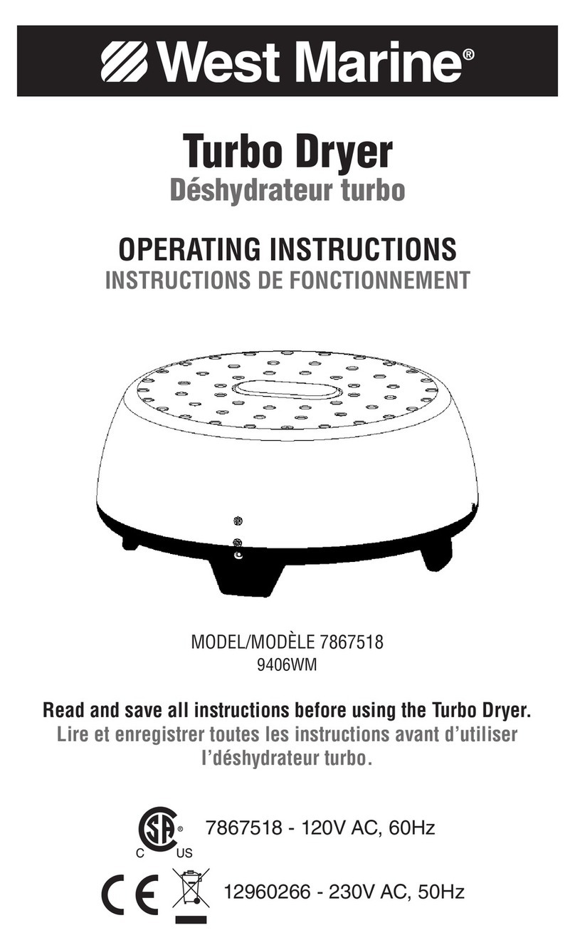 West Marine 7867518 9406WM operating instructions