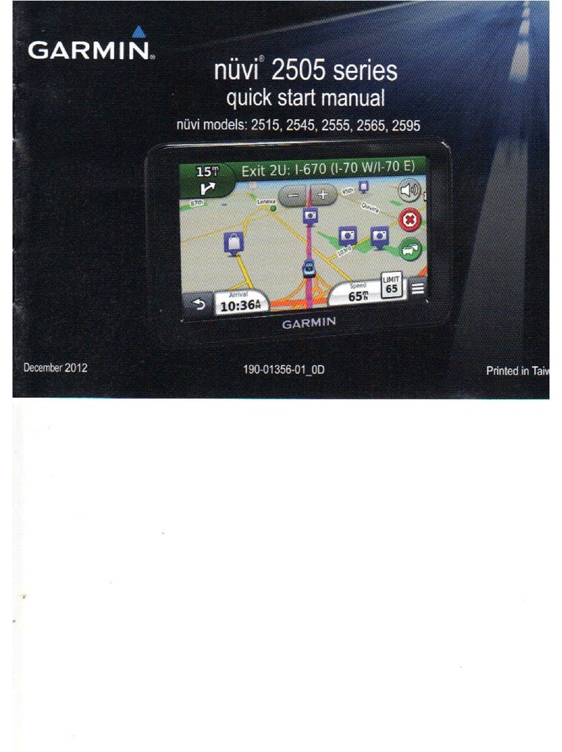 Garmin nuvi 2515 Instruction manual