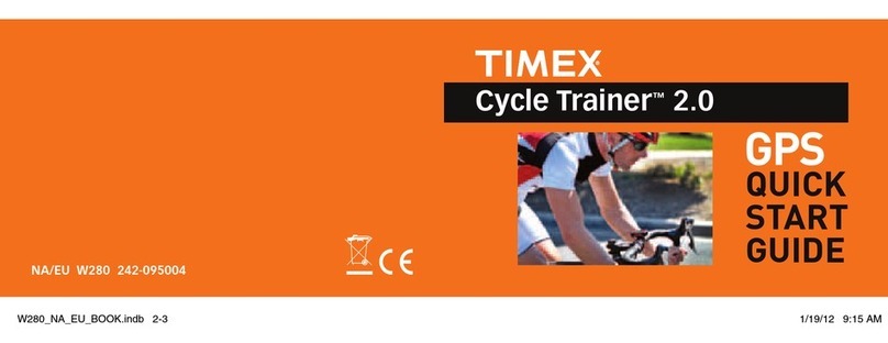 Timex IronMan W280 User manual