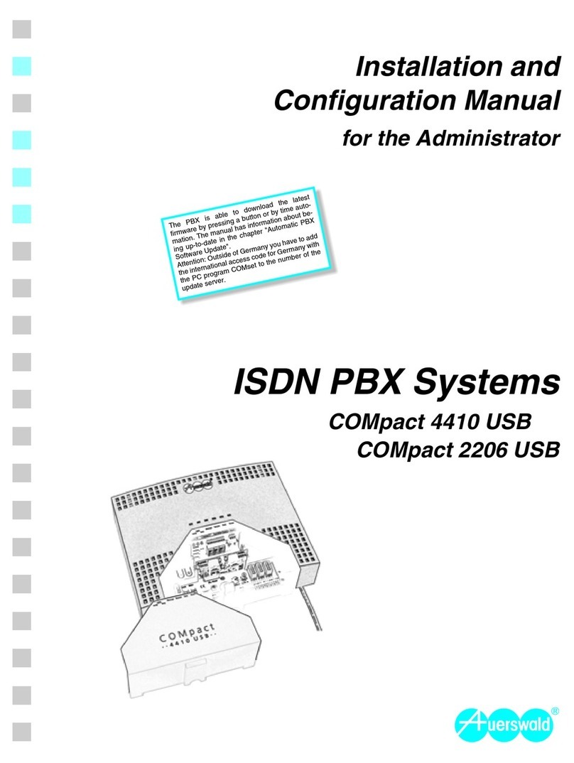 Auerswald COMpact 4410 USB Manual