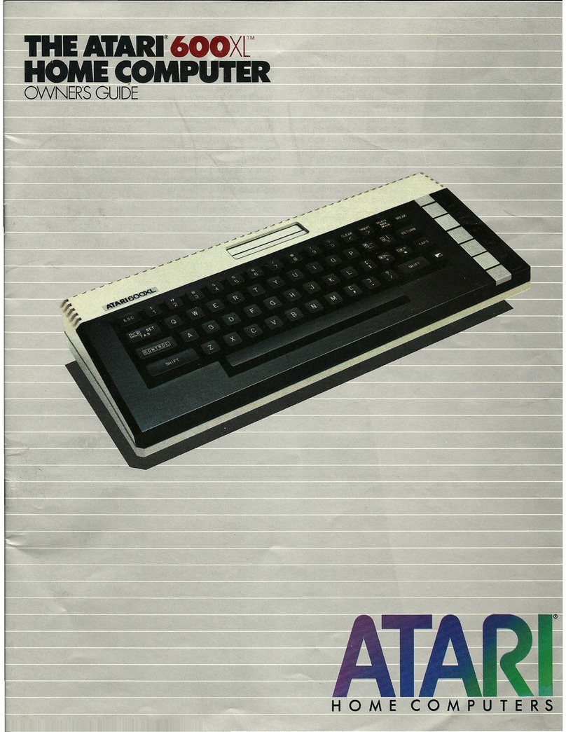 Atari 600XL User manual Atari 600XL User manual