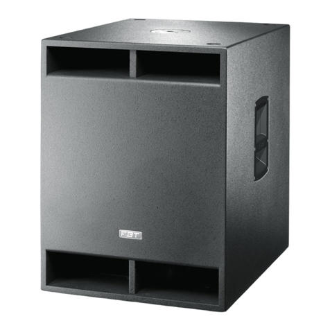 Fbt Xsub 18 SA operating manual