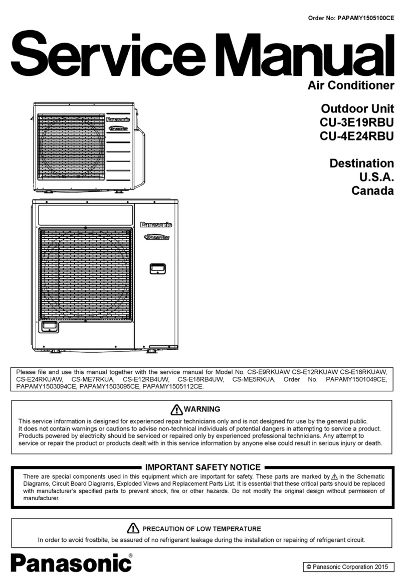 Panasonic CU-4E24RBU User manual