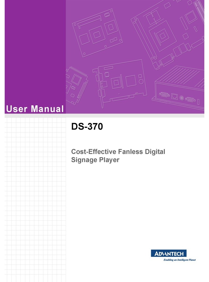 Advantech DS-370 User manual