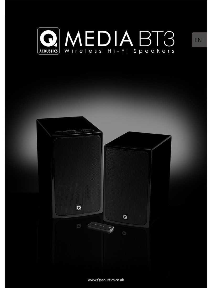 Q Acoustics Media BT3 User manual
