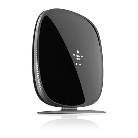 Belkin AC 1600 DB User manual Belkin AC 1600 DB User manual