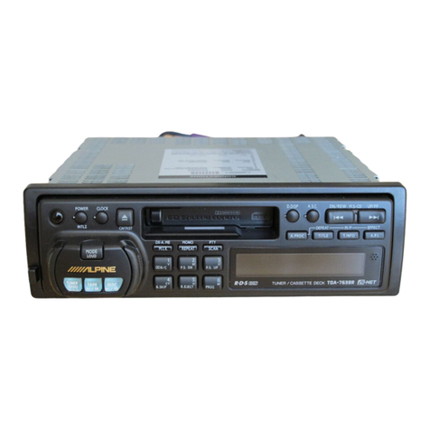 Alpine TDA-7638R User manual