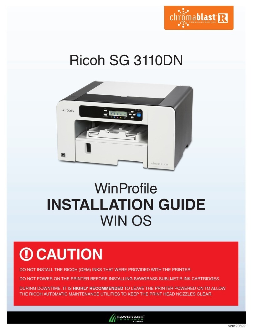 Ricoh Aficio SG 3110DN User manual