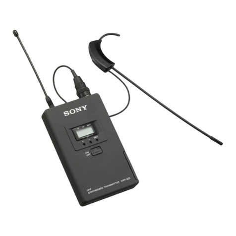 Sony WRT-822B User manual