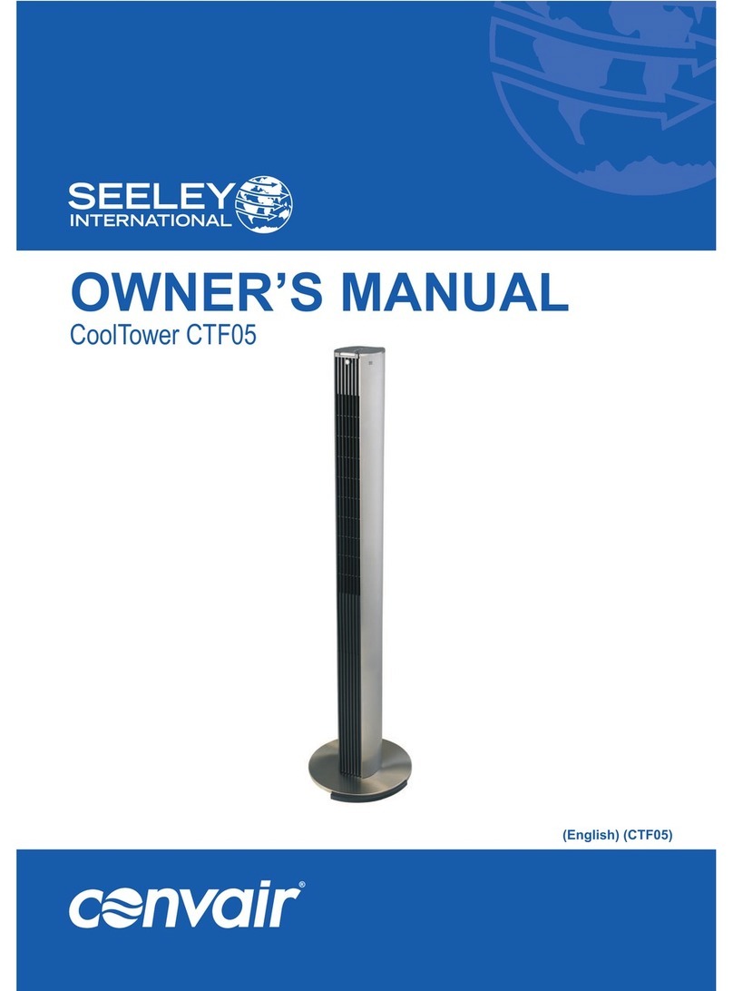 Convair CoolTower CTF05 User manual