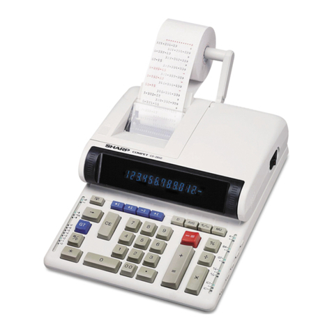Sharp CS2850A User manual