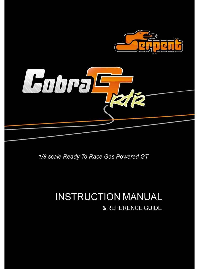 Serpent Cobra GT RTR Instruction manual & reference guide