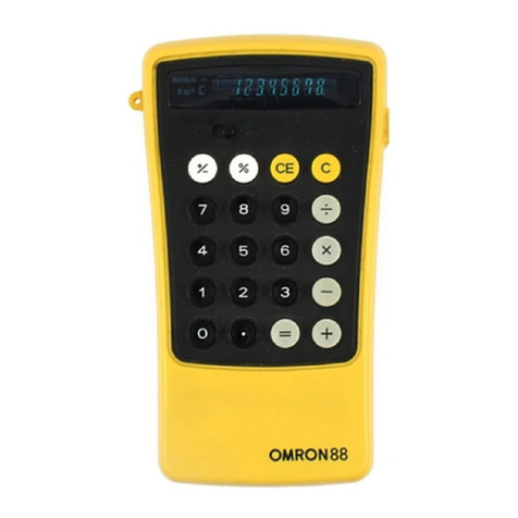 Omron 88 instruction manual