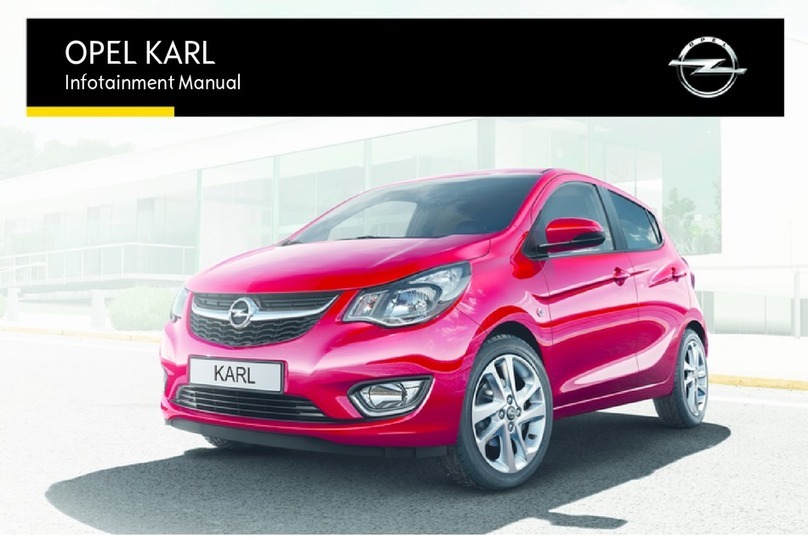 Opel KARL Infotainment manual