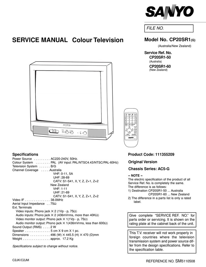 Sanyo CP20SR1 User manual