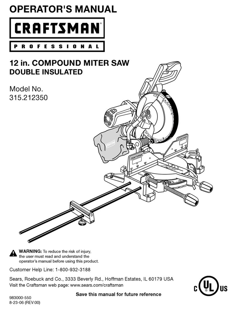 Craftsman 315.212350 User manual Craftsman 315.212350 User manual