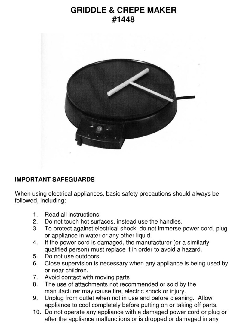 CucinaPro 1448 User manual CucinaPro 1448 User manual