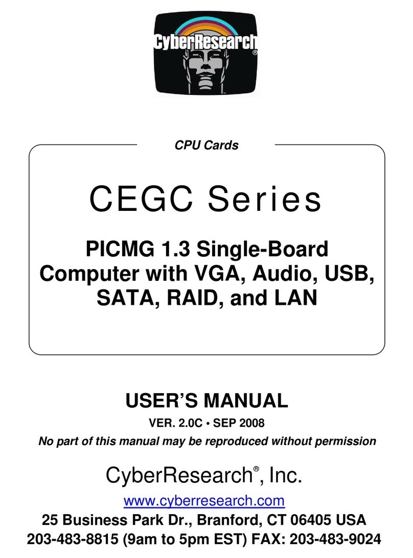 CyberResearch CEGC Series User manual