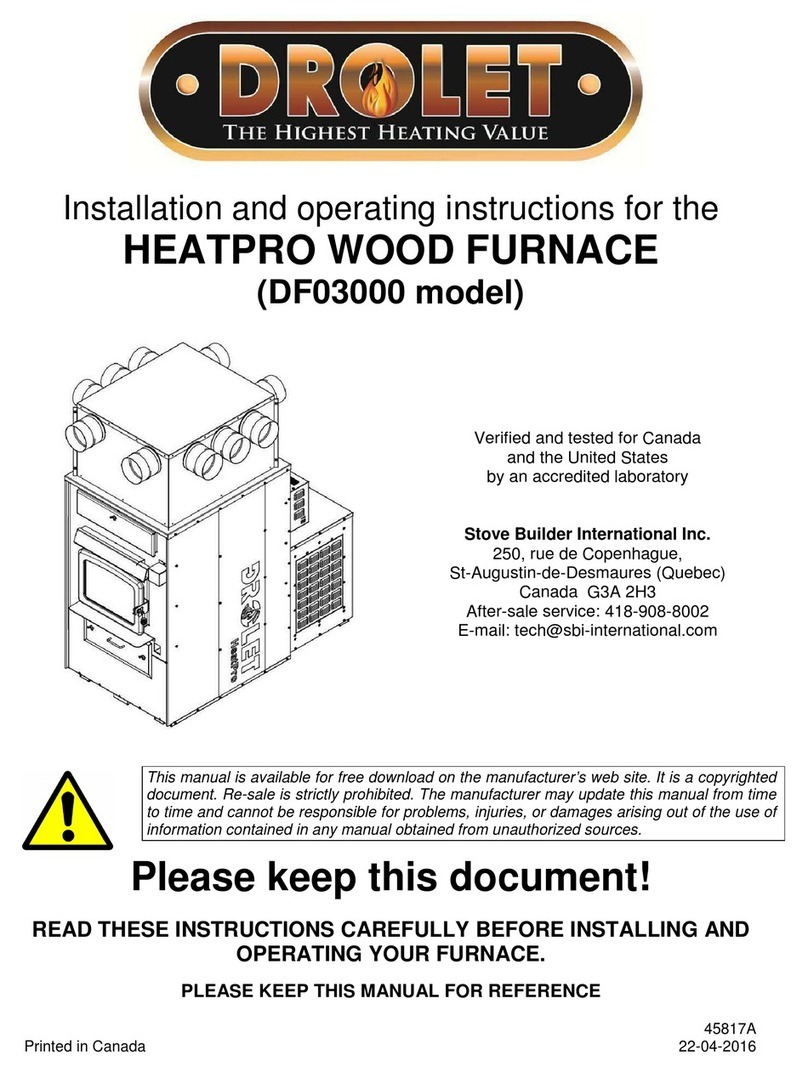 Drolet HEATPRO DF03000 User manual