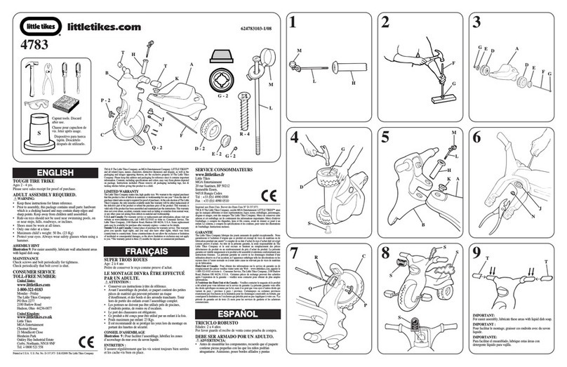 Little Tikes 4783 Assembly instructions