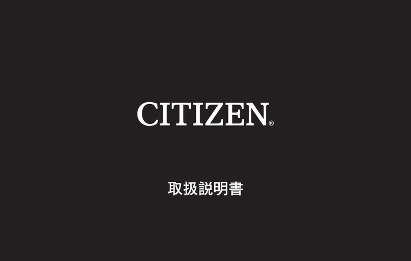 Citizen E87 User manual Citizen E87 User manual