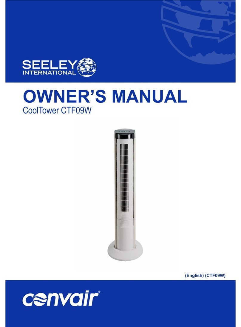 Convair CoolTower CTF09W User manual