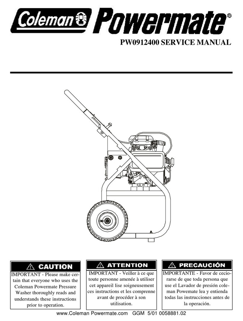 Coleman Powermate PW0912400 User manual