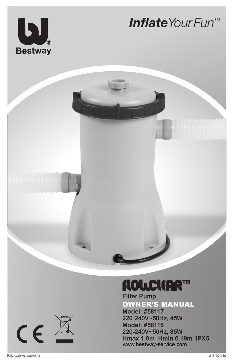 Bestway FlowClear 58117 owner's manual