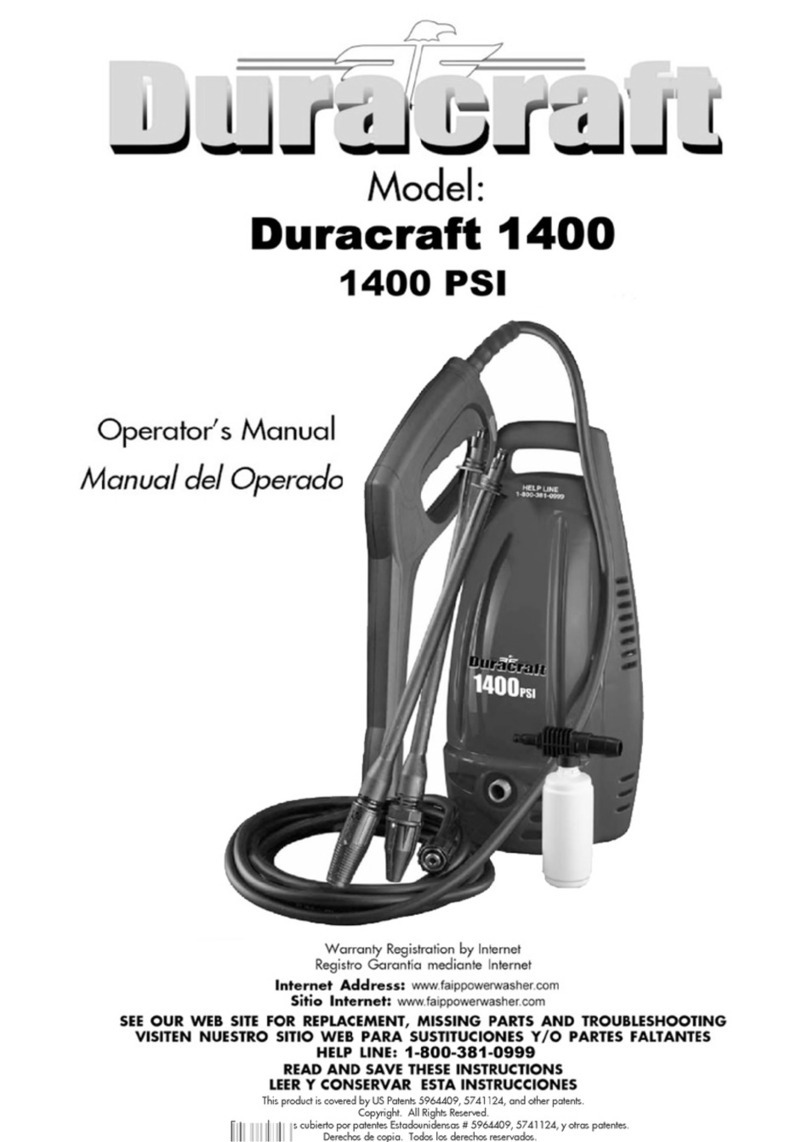 Duracraft 1400 Operator's manual
