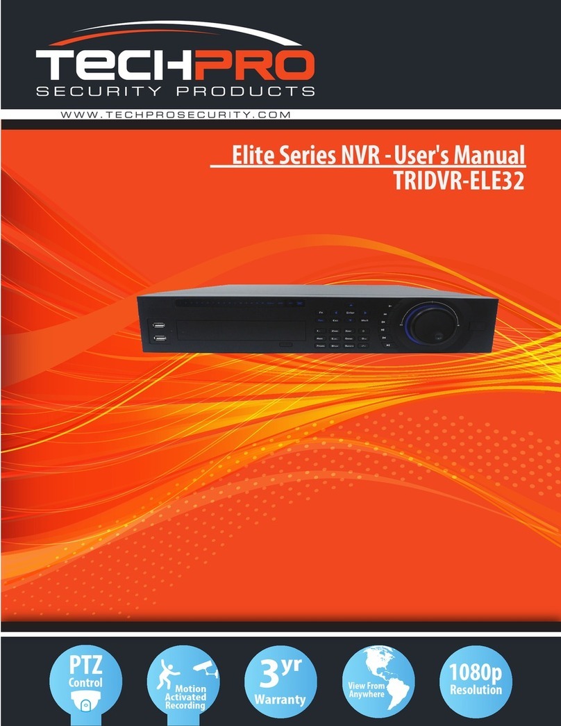 Techpro TRIDVR-ELE32 User manual