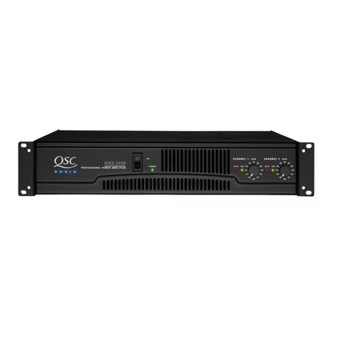 QSC RMX Series Technical & service manual